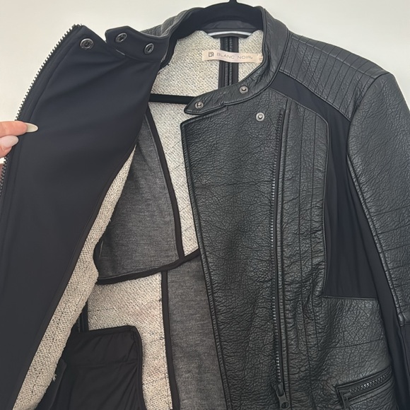 Blanc Noir Ryder Moto Jacket - Picture 9 of 10
